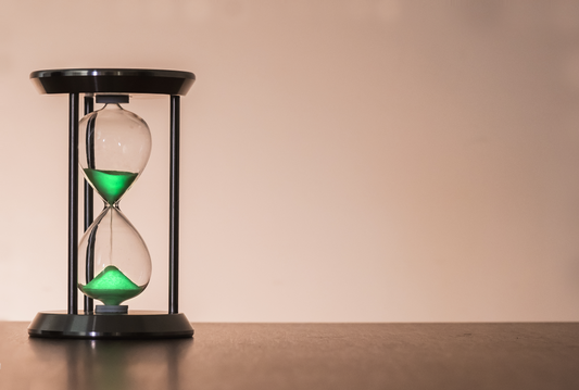 The Half-Life Hourglass